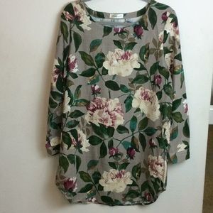 Lady Style Floral Dress/Top